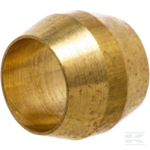 Dubbele knelring messing – Unbranded