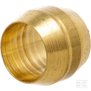 Dubbele knelring messing – Unbranded