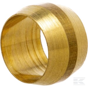Dubbele knelring messing – Unbranded